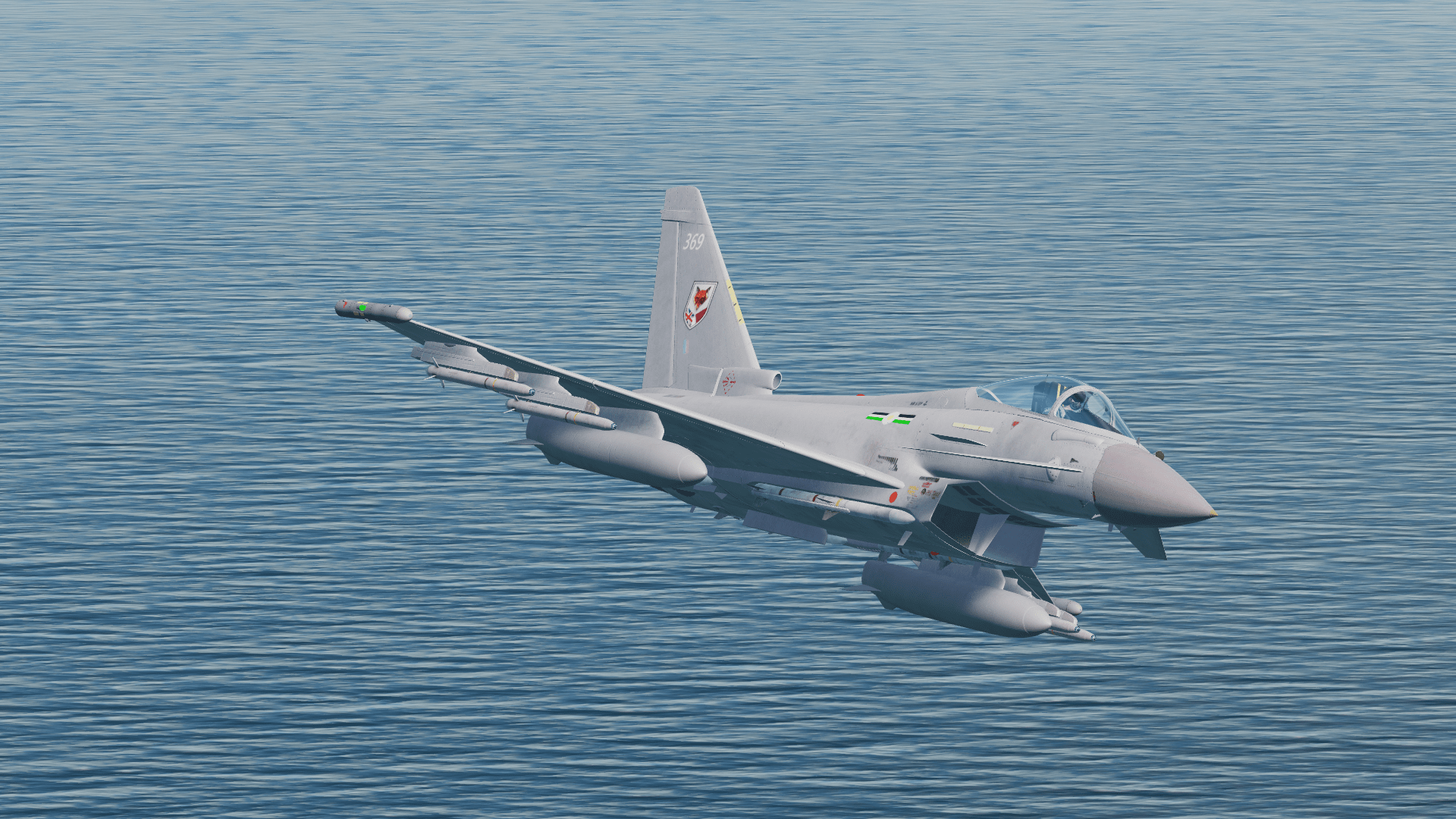 RAF 12(B) Sqn Typhoon for Lechuzas Negras Typhoon