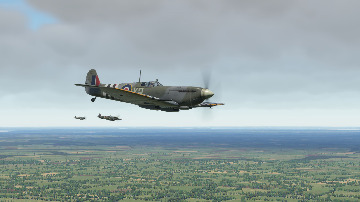 Spitfire LF Mk. IX Operation Epsom Campaign