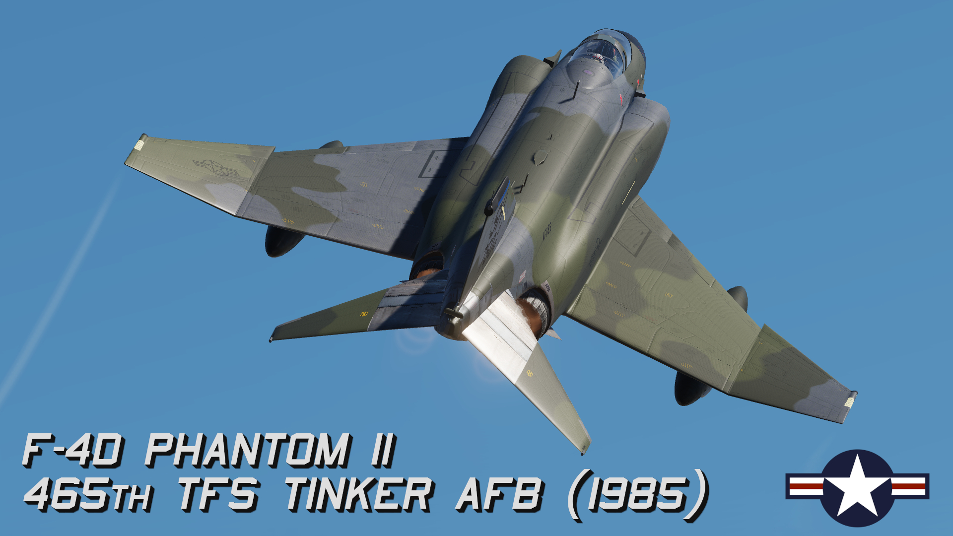 USAF F-4D Phantom II 66-750 circa 1985 (VSN F-4B/C)