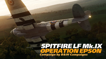 Spitfire LF Mk. IX Operation Epsom Campaign