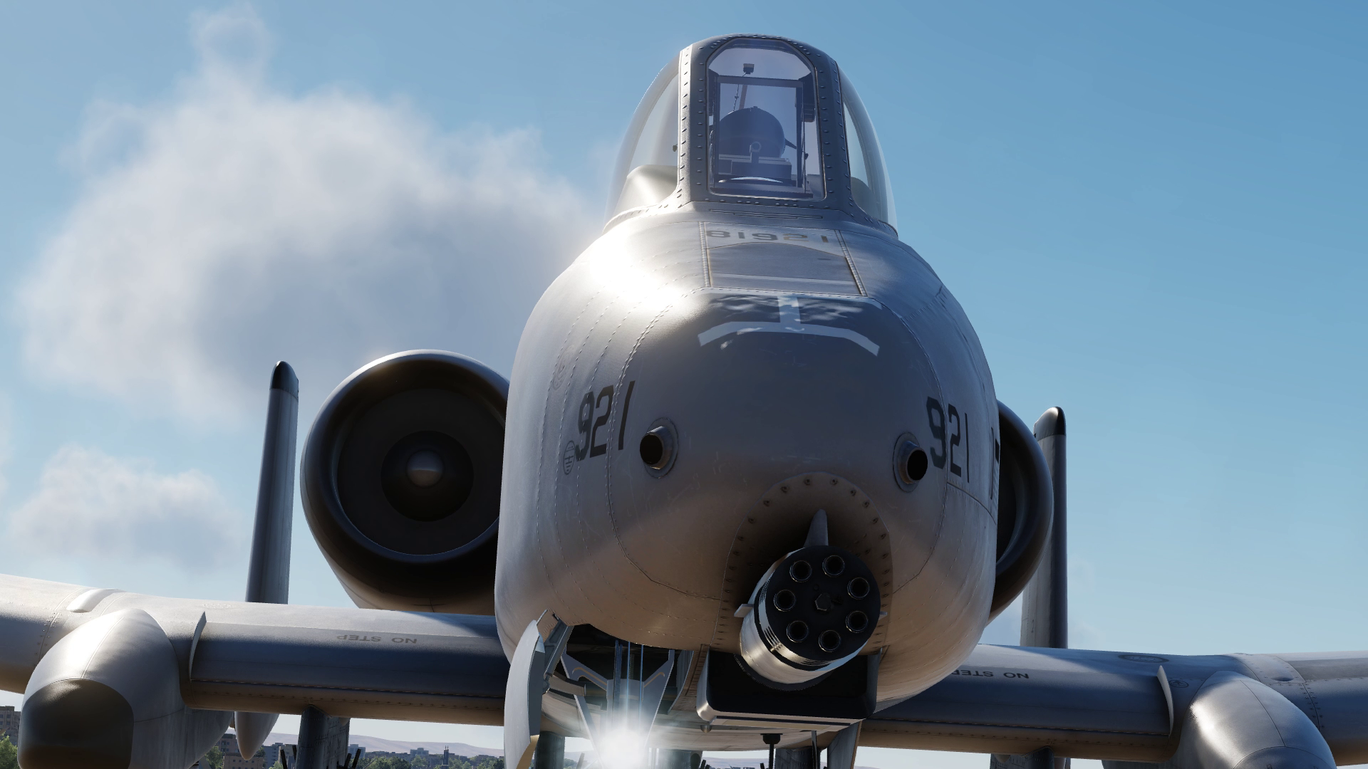A-10C Cannon Closeup